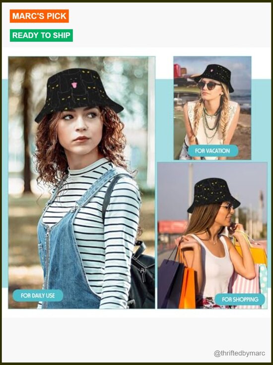 Unisex Packable Bucket Hat Sun Cap for Outdoor Activities main image 7